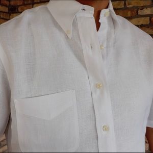 BB Irish Linen short sleeved shirt